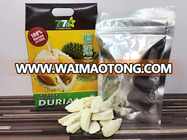 Freeze Dried Fruit of 100% Natural Dried Durian